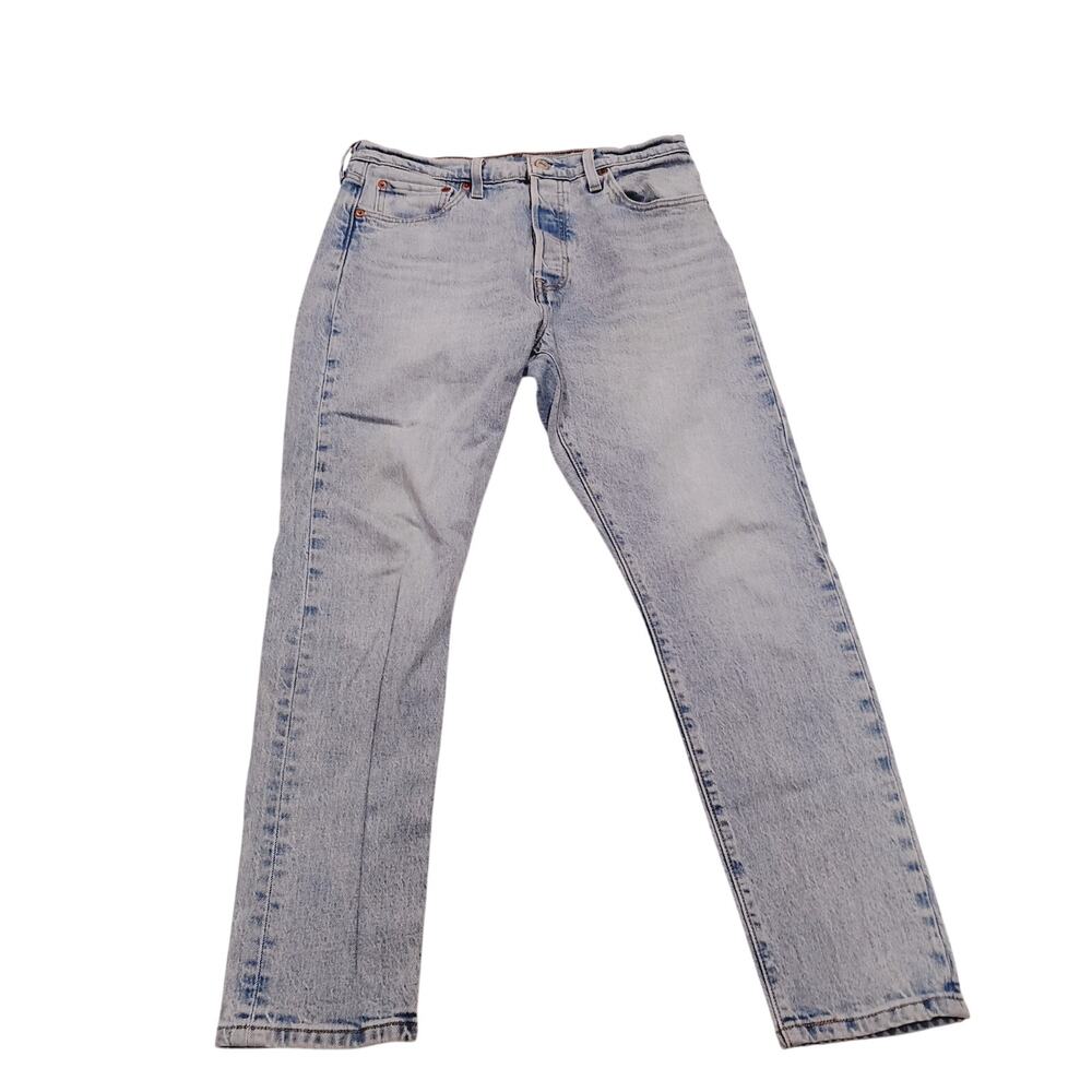 Levi's Premium Women's 501 S 29x28 Skinny Stone Washed Jeans Button Fly